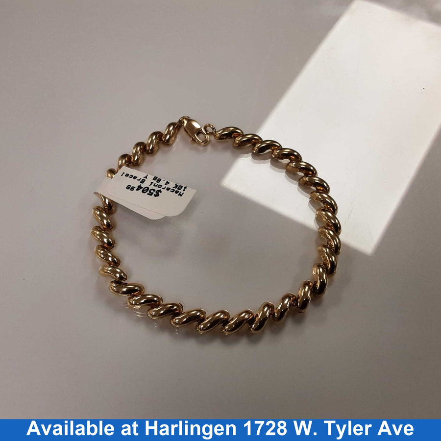 Bracelet - Yellow Gold 10k (.417) 4.8 grams 6 inch