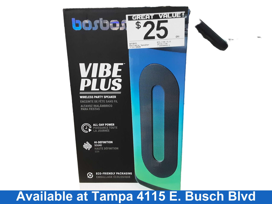 Bosbos Bps-vibe Plus Black Portable Speaker