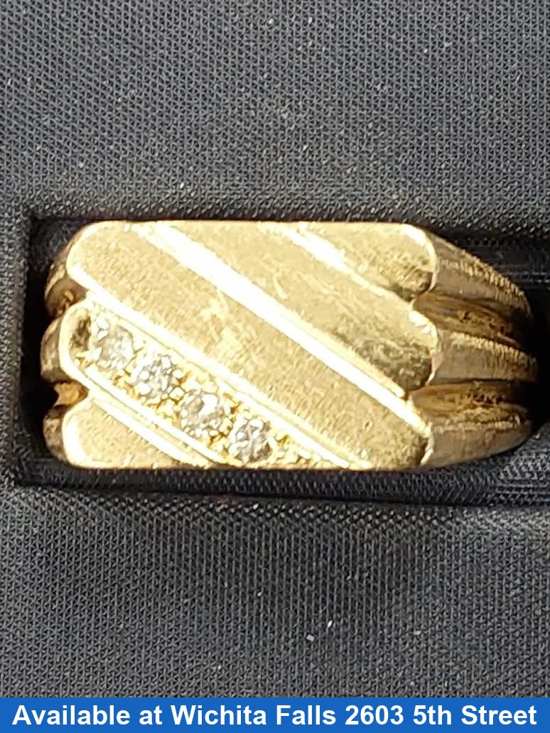 Men's Ring - Yellow Gold 14k (.585) 9.3 grams Size 11