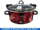 Crock Pot Sclpv600r Red Small Kitchen Appliance