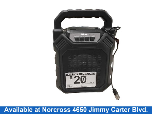 2boom Ex210 Black Portable Speaker