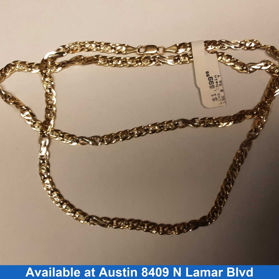Link Chain - Yellow Gold 18k (.750) 8.5 grams 20 inch