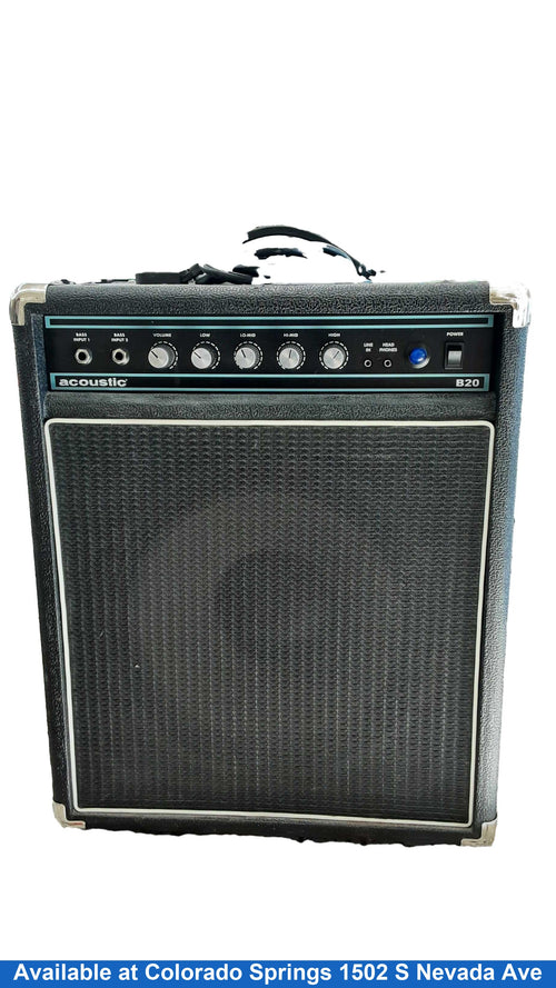 Acoustic B20 Black Bass Amplifier