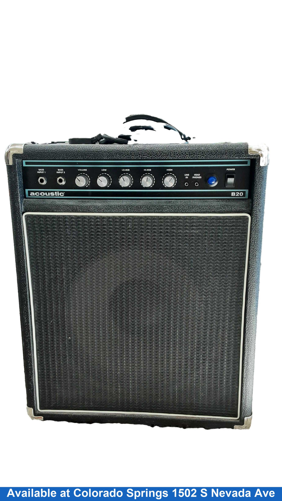Acoustic B20 Black Bass Amplifier