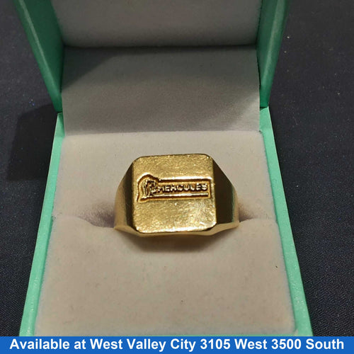 Men's Ring - Yellow Gold 10k (.417) 9.7 grams Size 8
