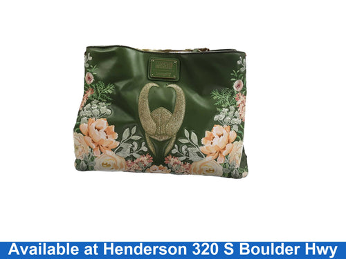 Loungefly Loki Floral Green Purse / Handbag