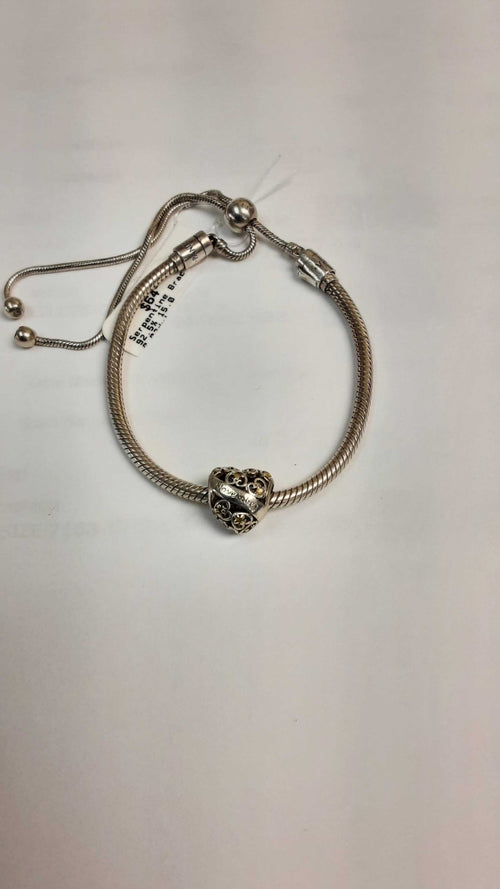 Serpentine Bracelet - Silver 15 grams 6 inch