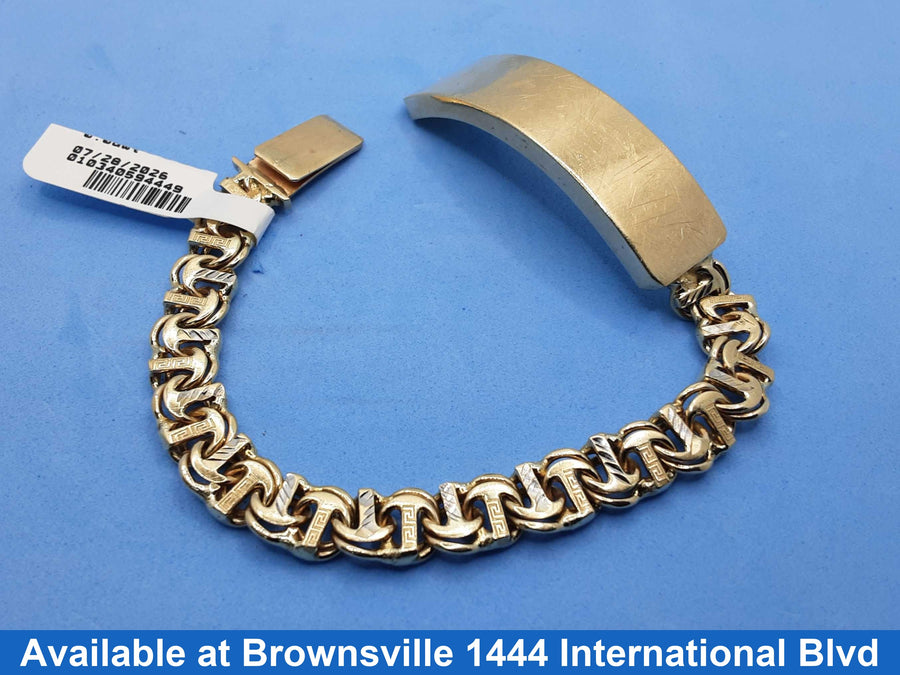 ID Bracelet - Yellow Gold 10k (.417) 23.1 grams 7 inch