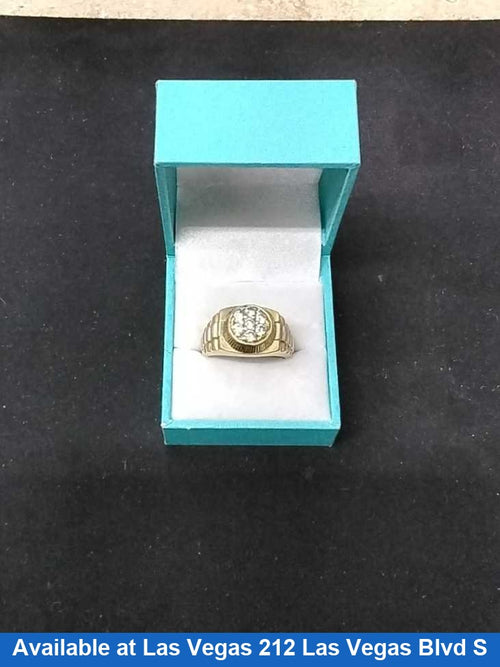 Men's Ring - Yellow Gold 14k (.585) 9 grams Size 7