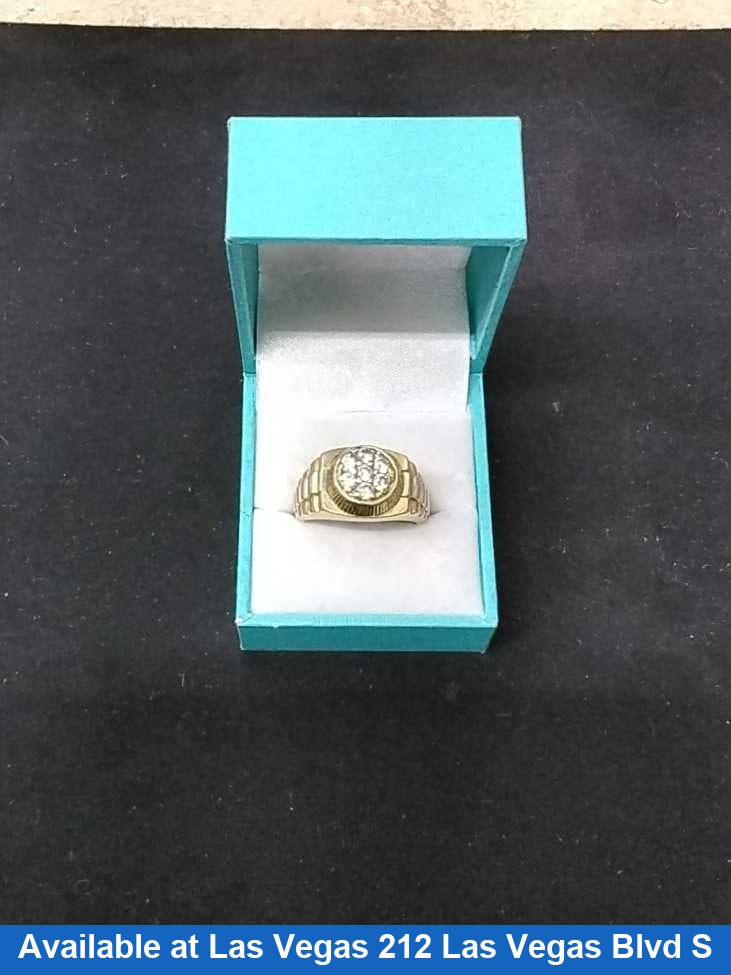Men's Ring - Yellow Gold 14k (.585) 9 grams Size 7