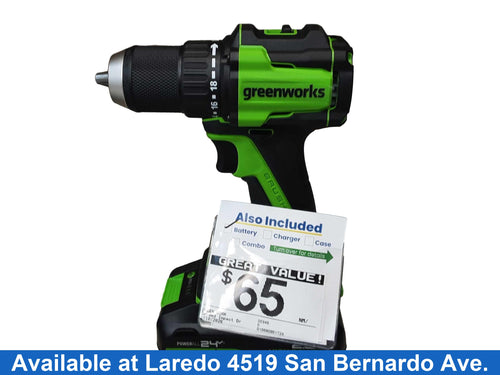 Green Work Dd345 Green Corded Impact Drill