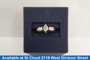 Ring - Wedding Set - Yellow Gold 14k (.585) 3.15 grams Size 7