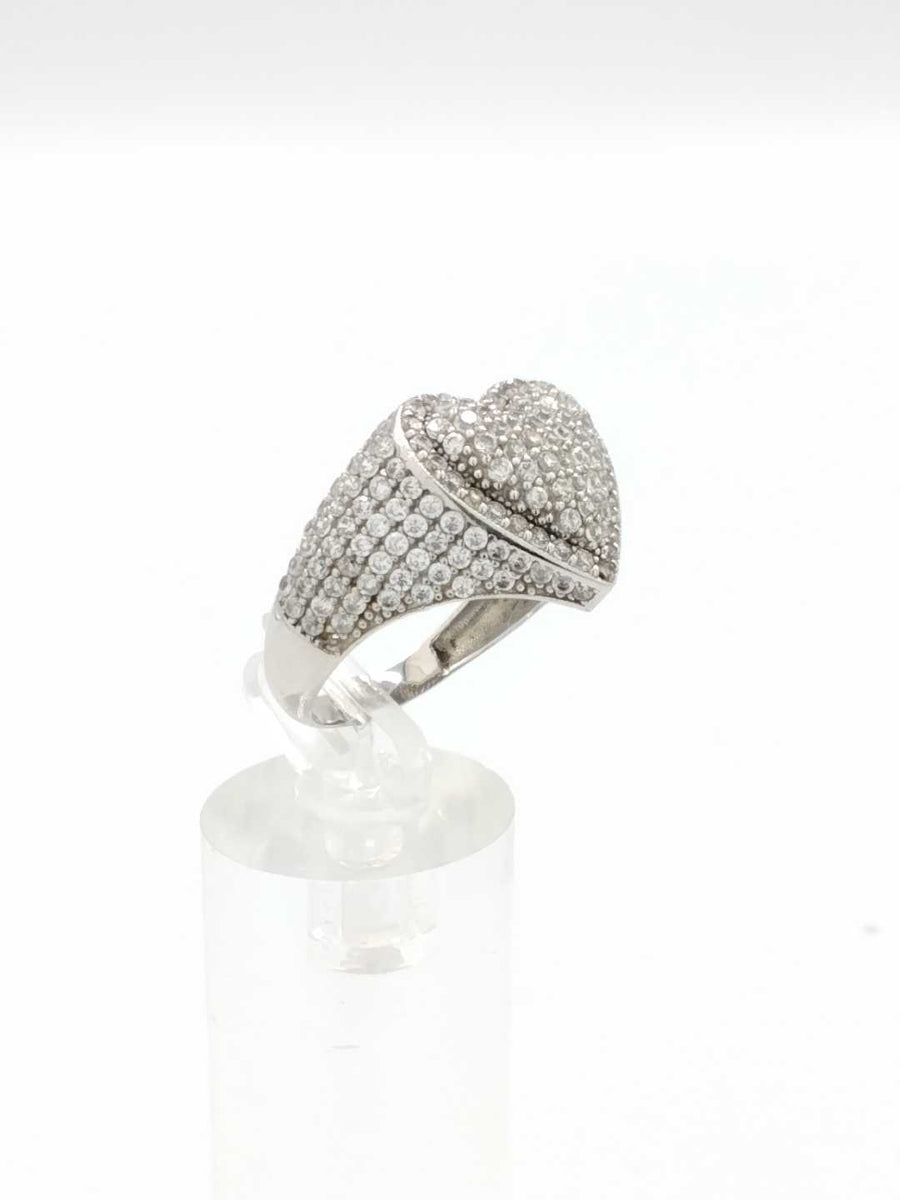 Women's Ring - White Gold 14k (.585) 5.2 grams Size 9.5