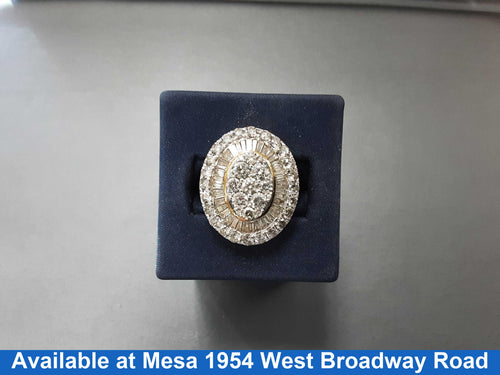 Women's Ring - White Gold 10k (.417) 8.1 grams Size 8