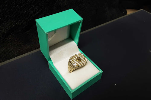 Men's Ring - Yellow Gold 14k (.585) 6.5 grams Size 10.5