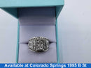 Women's Ring - White Gold 14k (.585) 13.5 grams Size 7.5