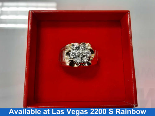 Men's Ring - Yellow Gold 10k (.417) 5 grams Size 20