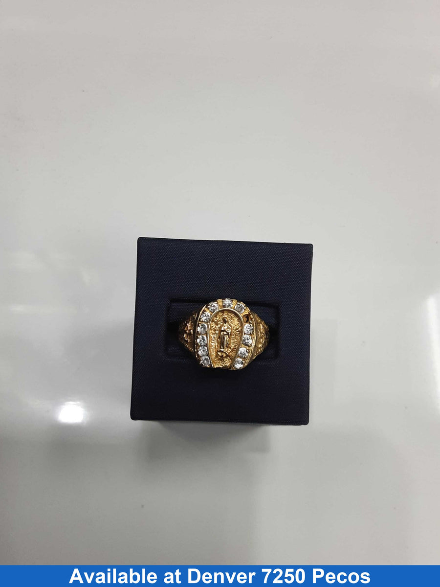 Men's Ring - Yellow Gold 10k (.417) 4.8 grams Size 10