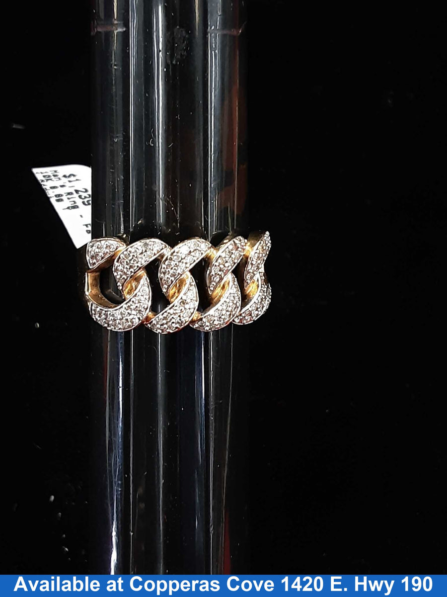 Men's Ring - Yellow Gold 10k (.417) 8.8 grams Size 11.5