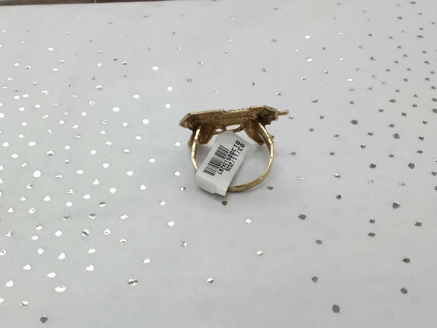 Men's Ring - Yellow Gold 10k (.417) 5.2 grams Size 20