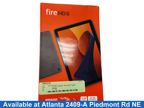 Amazon K72ll3__kindle Fire Hd8 Black Tablet