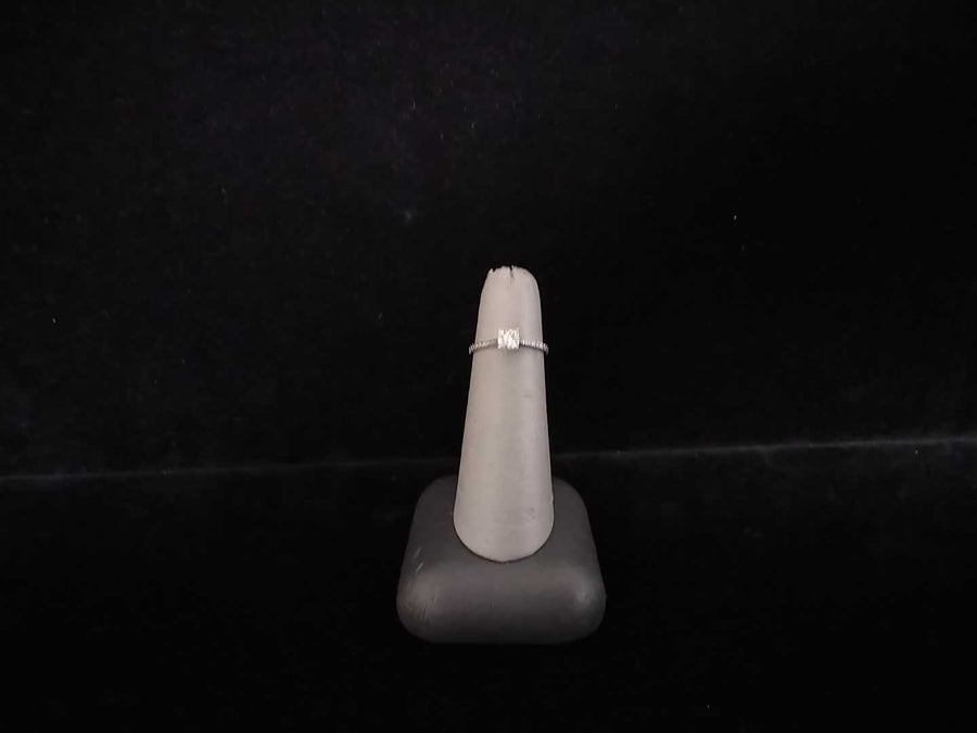 Ring - Engagement Set - White Gold 14k (.585) 1.1 grams Size 7