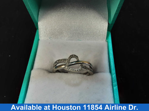 Women's Ring - White Gold 10k (.417) 2.2 grams Size 7