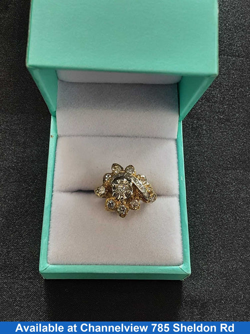 Women's Ring - Yellow Gold 14k (.585) 4.5 grams Size 6