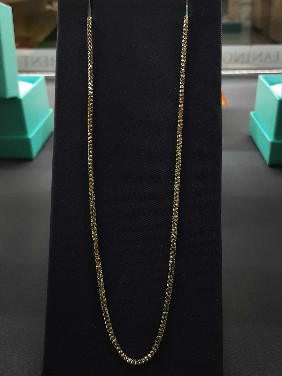 Fox Tail Chain - Yellow Gold 10k (.417) 7.8 grams 21 inch