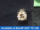 Single Stud Earrings - Silver 0.3 grams