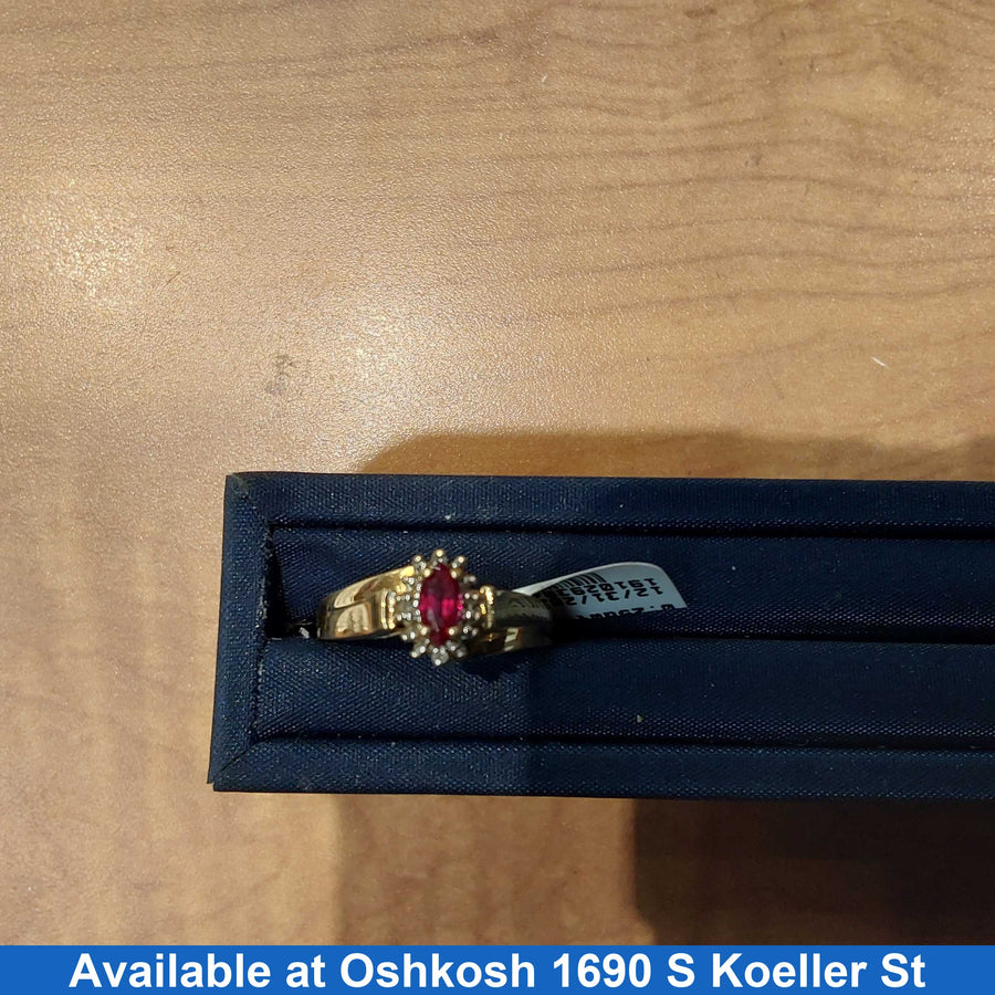 Women's Ring - Yellow Gold 10k (.417) 2.1 grams Size 8