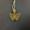 Butterfly Pendant 14k Gold 1 Inch