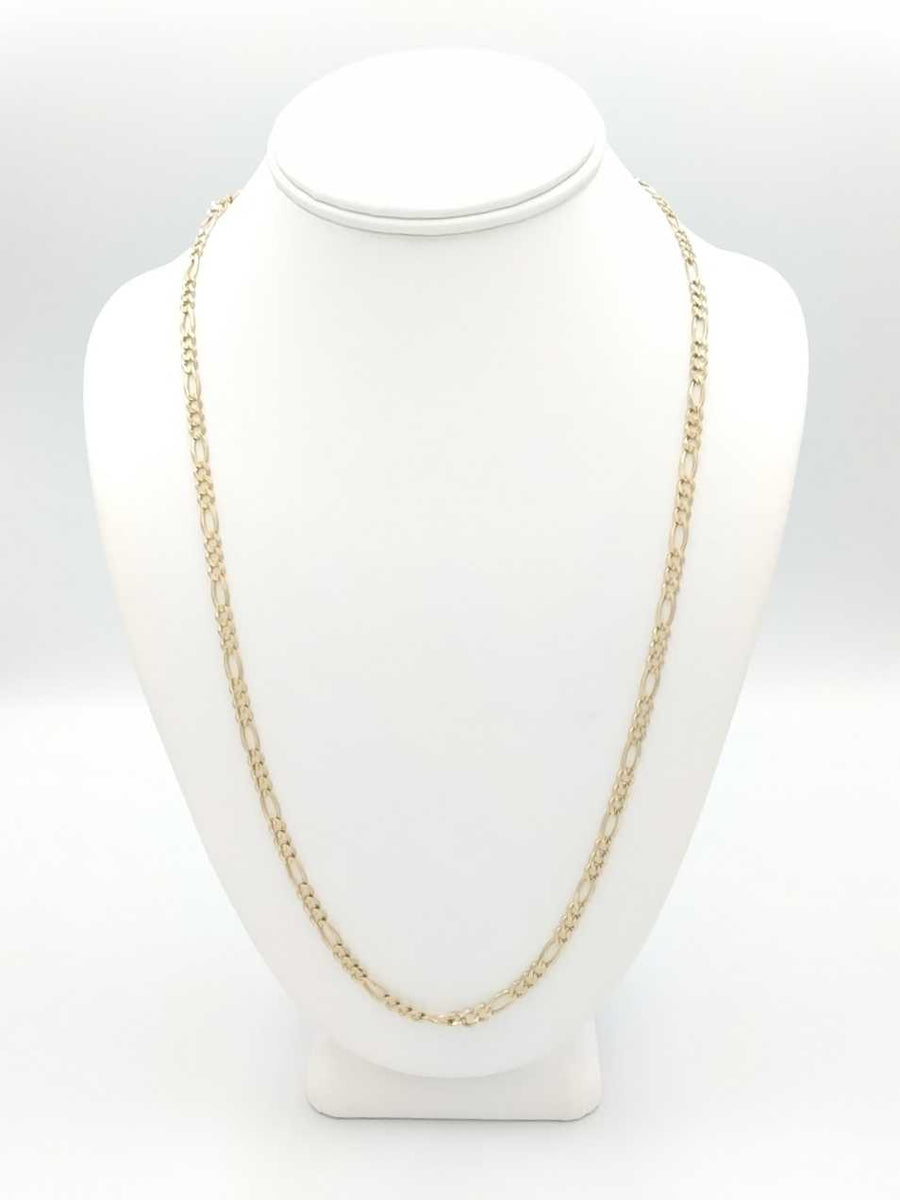 Figaro Chain - Yellow Gold 14k (.585) 13.8 grams 24 inch