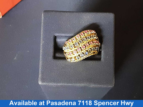 Women's Ring - Yellow Gold 14k (.585) 7.8 grams Size 20