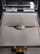 14k Diamond Cluster Ring