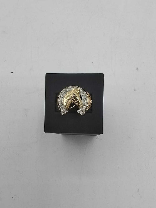 Men's Ring - Yellow Gold 14k (.585) 9.2 grams Size 4.5
