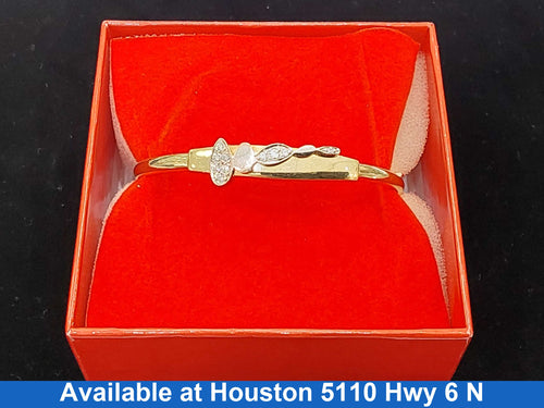 Bangle Bracelet - Yellow Gold 14k (.585) 8.9 grams 4 inch