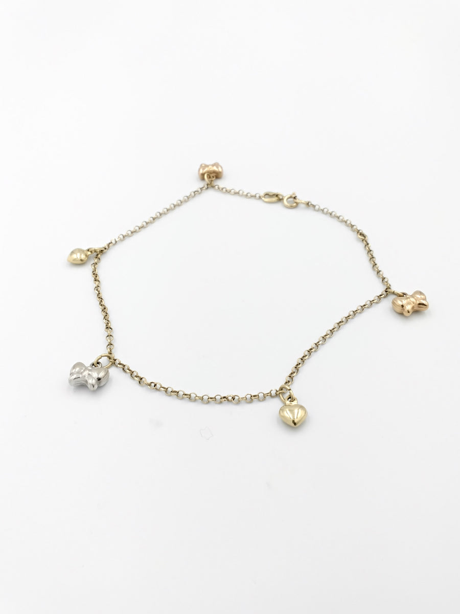Bead Bracelet - Yellow Gold 14k (.585) 3.9 grams 10 inch