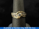 Ring - Engagement Set - Yellow Gold 14k (.585) 8.5 grams Size 8