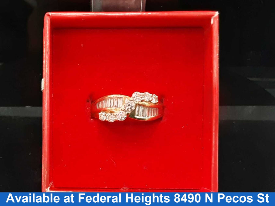 Women's Ring - Yellow Gold 14k (.585) 5.52 grams Size 8.5