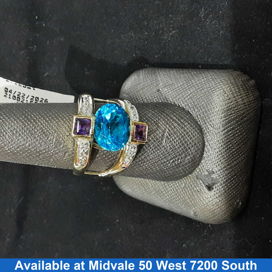 Women's Ring - Yellow Gold 18k (.750) 10.5 grams Size 8.5