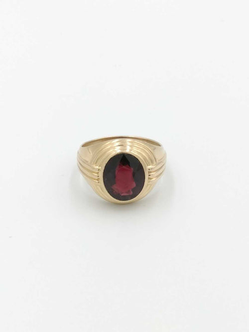 Men's Ring - Yellow Gold 14k (.585) 8.3 grams Size 10
