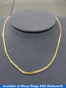 Fox Tail Chain - Yellow Gold 14k (.585) 5.1 grams 26 inch