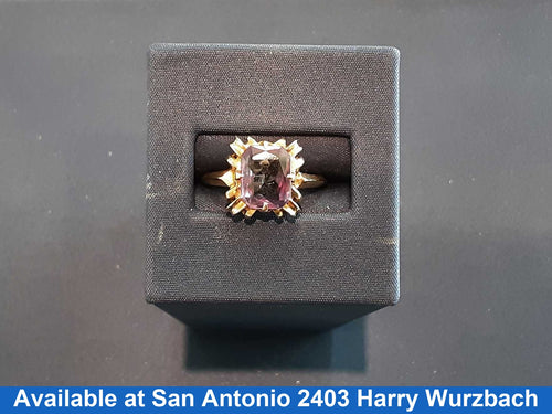 Women's Ring - Yellow Gold 10k (.417) 3.3 grams Size 7