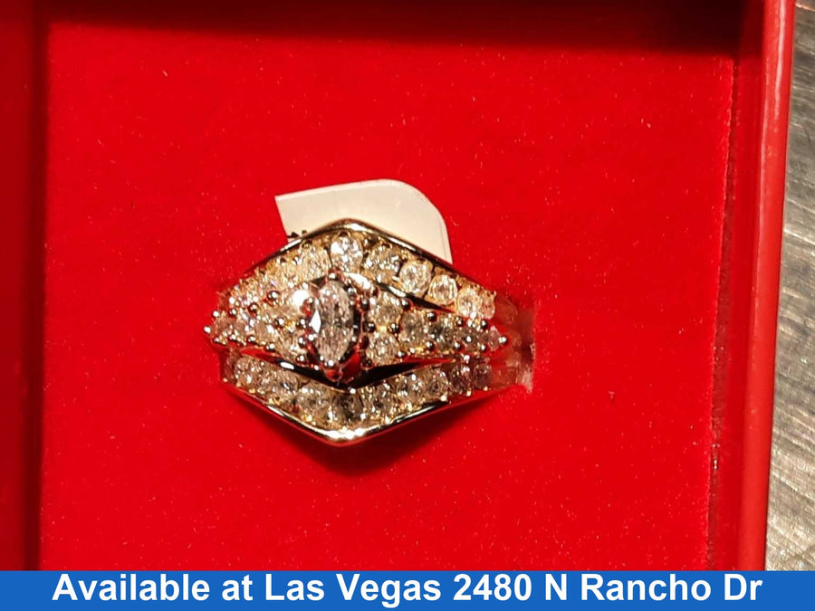 Women's Ring - Yellow Gold 14k (.585) 6.1 grams Size 20
