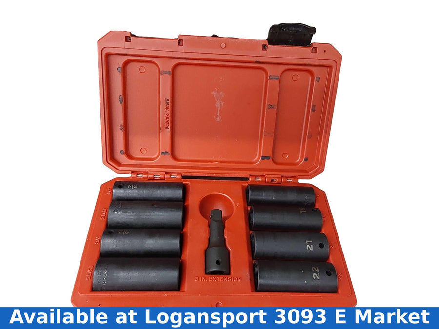 Tekton 1/2 In Drive Lug Set Black Socket