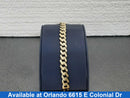 Cuban Link Bracelet - Yellow Gold 10k (.417) 13 grams 8 inch