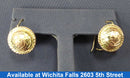 Earrings - Yellow Gold 10k (.417) 2.4 grams