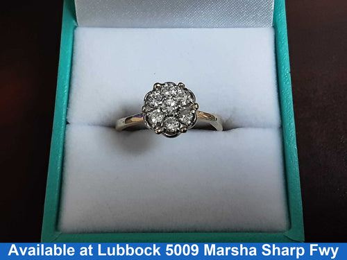 Women's Ring - Yellow Gold 10k (.417) 3.3 grams Size 8