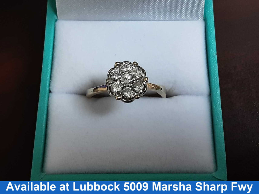 Women's Ring - Yellow Gold 10k (.417) 3.3 grams Size 8